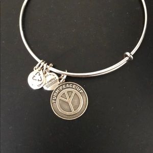 Alex and Ani “Turn Peace Up” Bracelet